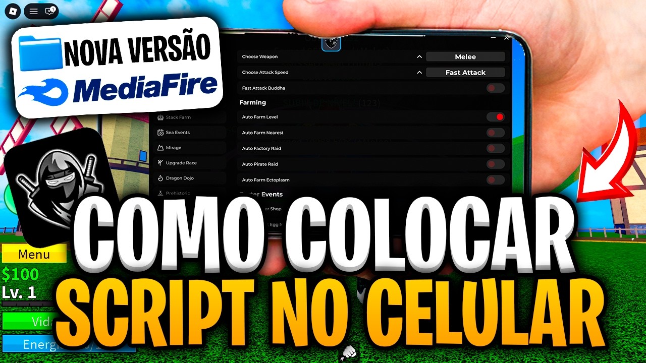 SCRIPT BLOX FRUITS LINK DIRETO MEDIAFIRE✅ COMO BAIXAR NO BLOX FRUITS SCRIPT NO PC/CELULAR SEM KEY