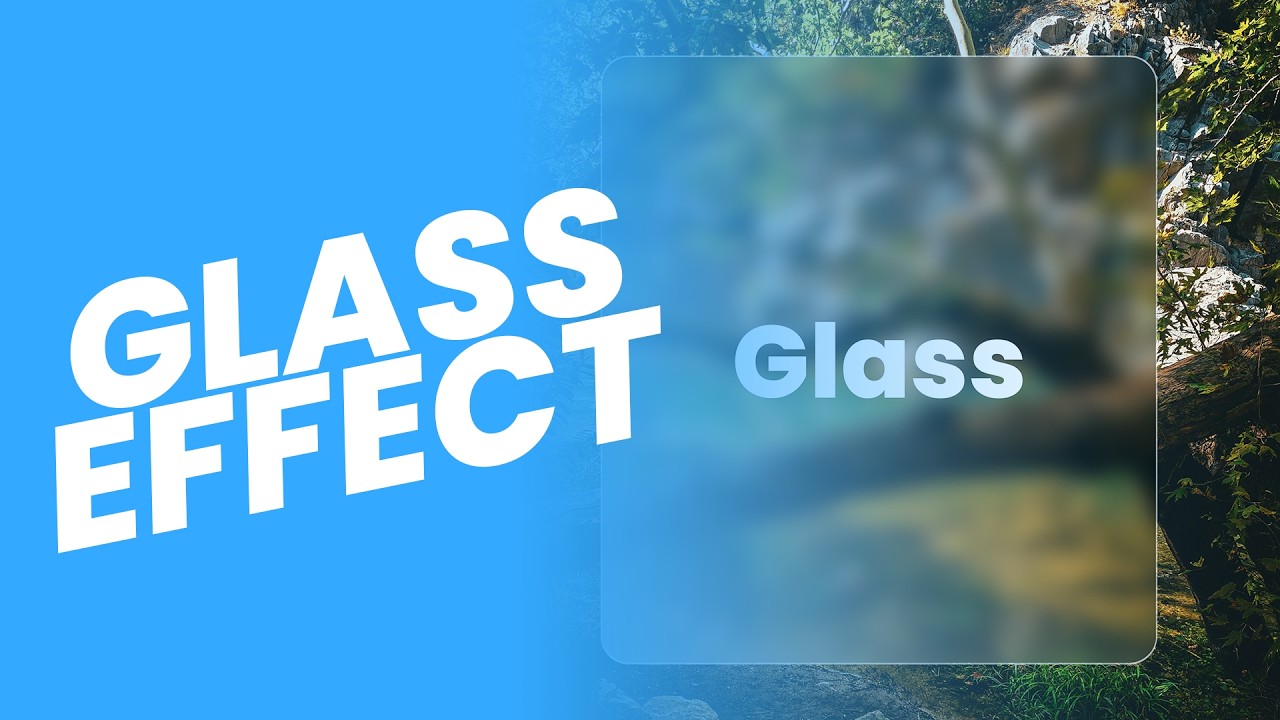 This #Glass Effect Instantly Makes Your Design Look Premium #Photoshop