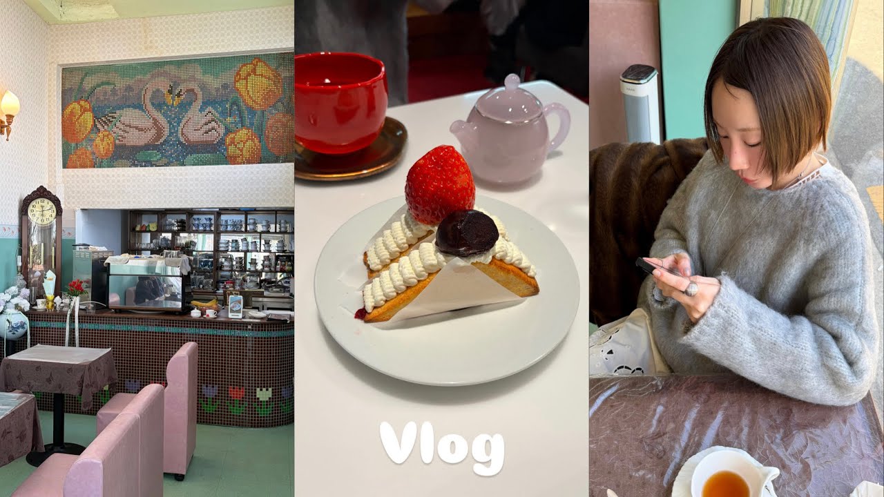 vlog. 새해에도 멈추지 않는 디저트 탐험🧆 백조다방🦢 아케이드 토오베🍓 뉴뉴 쇼핑템까지🩷