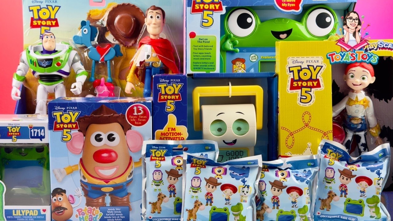 NEW Disney Pixar Toy Story 5 Toys! 🤠 Buzz, Woody, Jessie, Blind Bags & More | Toy Unboxing & Review