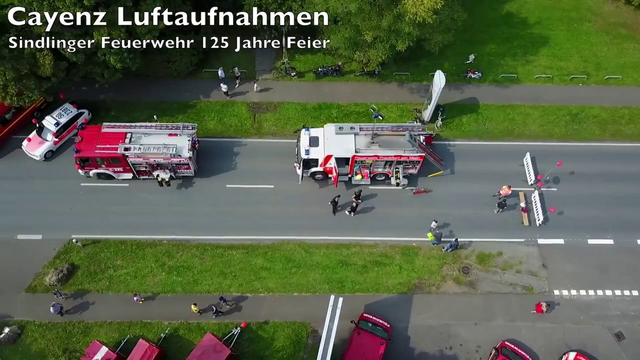 Sindlinger Feuerwehr 125 Jahre Feier - Cayenz Luftaufnahmen