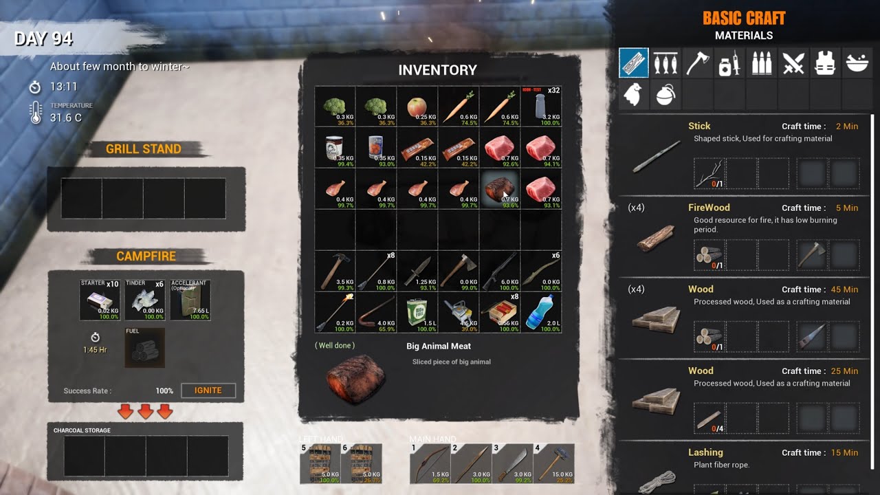 Mist Survival Food Problem Solution