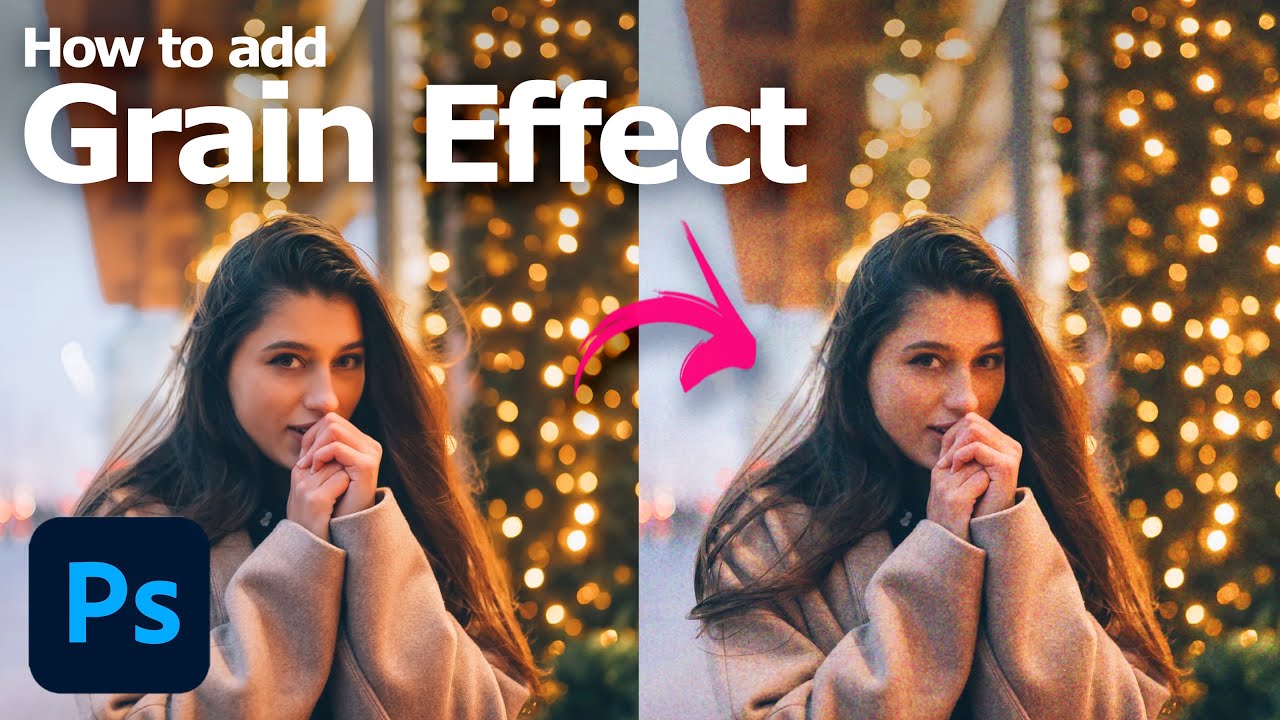 Как добавить эффект зерна в Photoshop