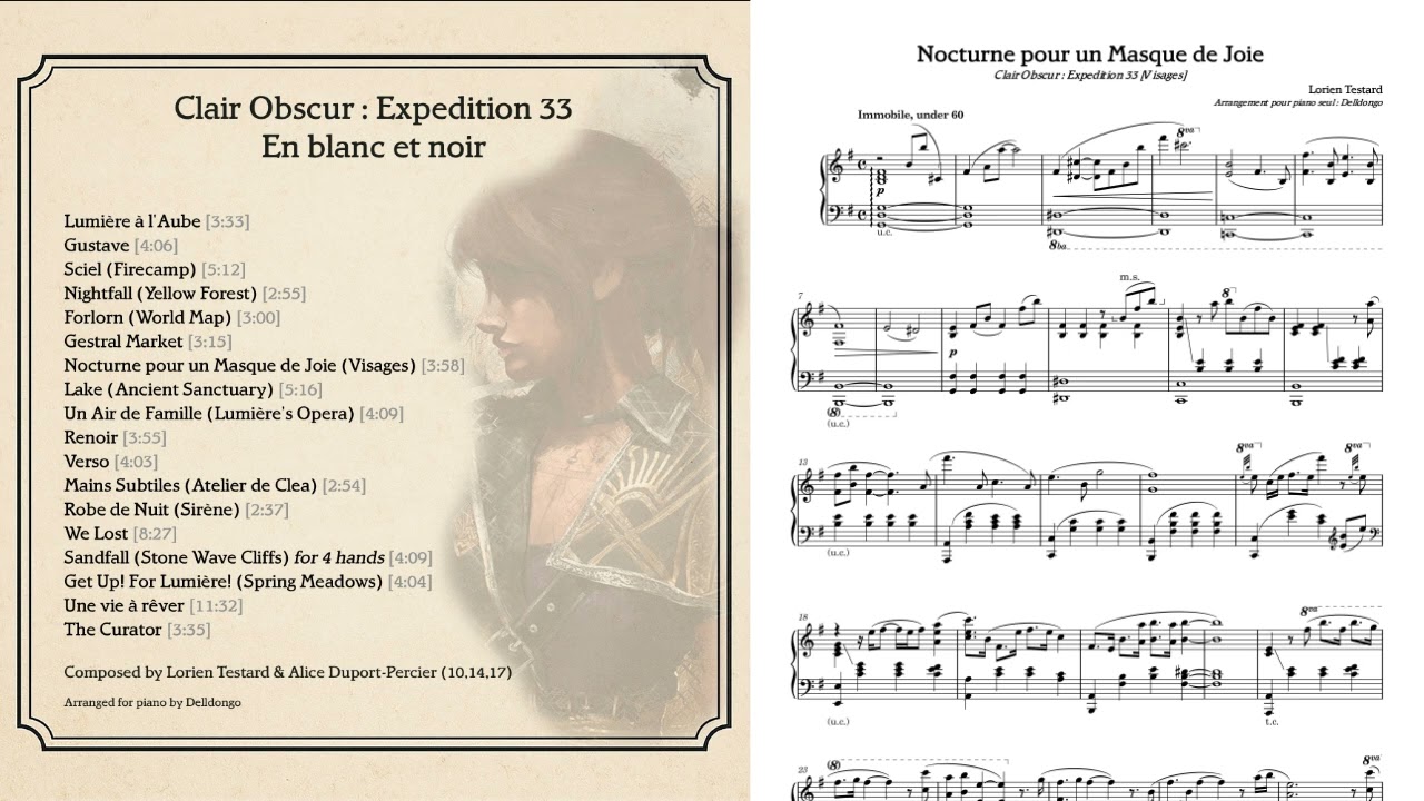 Clair Obscur : Expedition 33 - Nocturne pour un Masque de Joie (Visages)