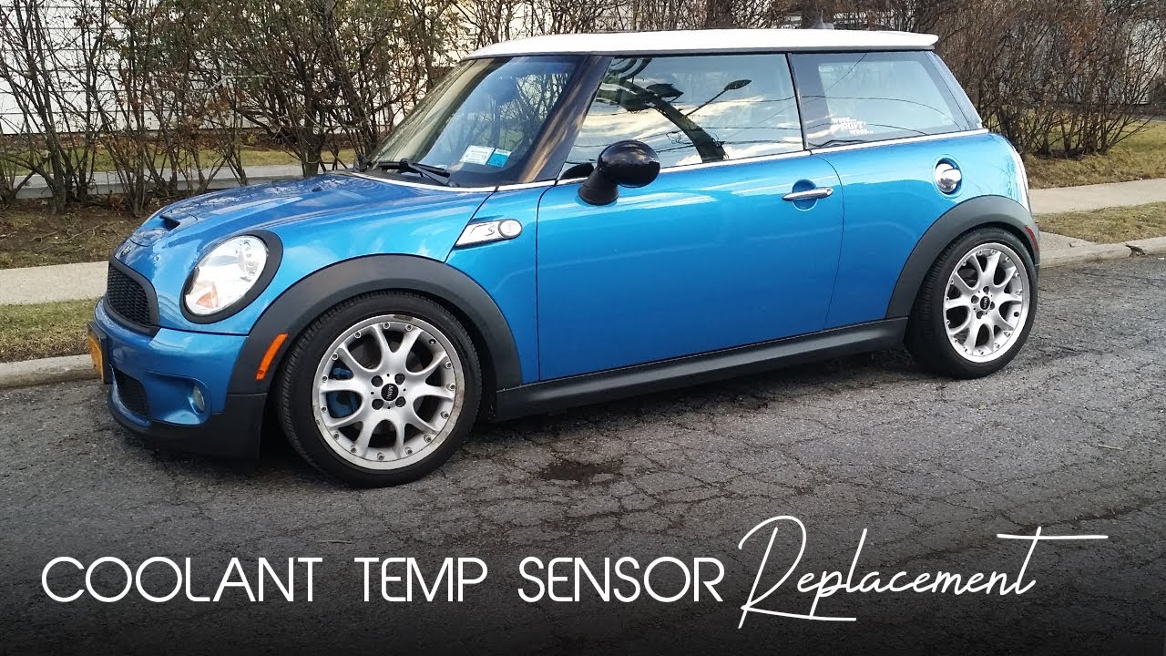 Замена датчика температуры охлаждающей жидкости R56 Mini Cooper 2007-2013