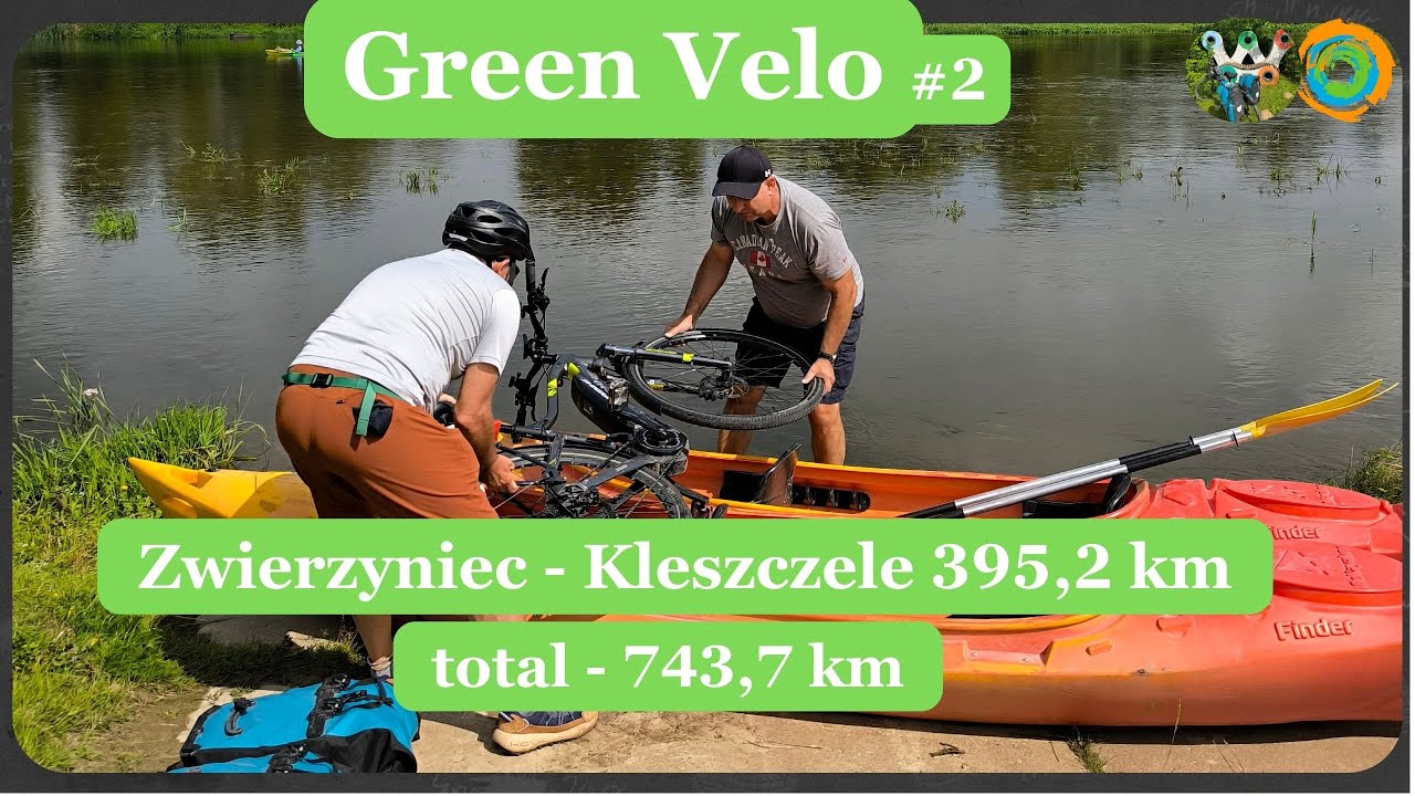 Greenvelo - burza i jabłka do Mongolii, czyli jak połączyć rowery i kajaki.Zwierzyniec do Kleszczele