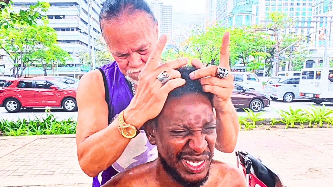 💆 Intense Filipino Street Side Massage Made Me Daydream about NYC I  Manila 🇵🇭