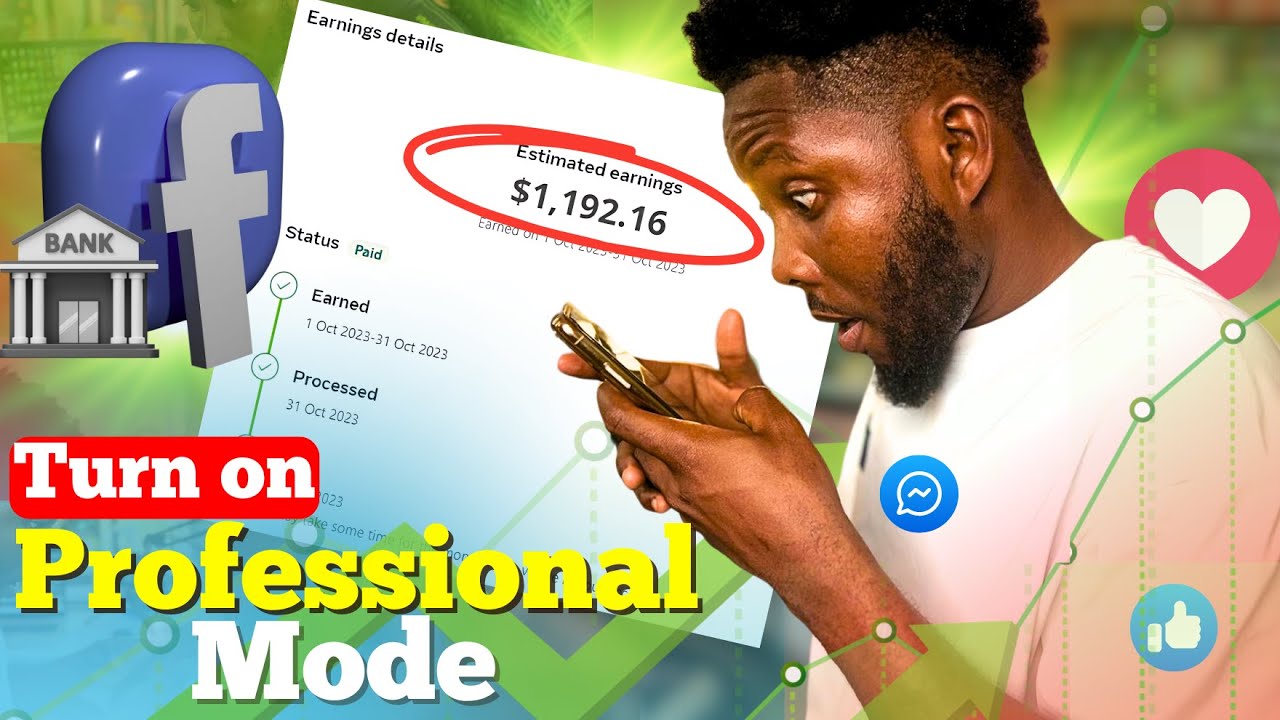 How To Make Money by Turning Facebook profile to a Professional Mode