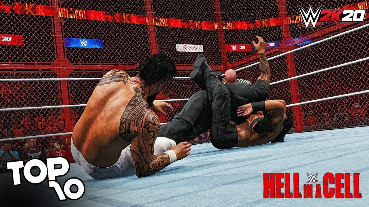WWE 2K20 - Top 10 Hell in a Cell 2020 Moments!!!