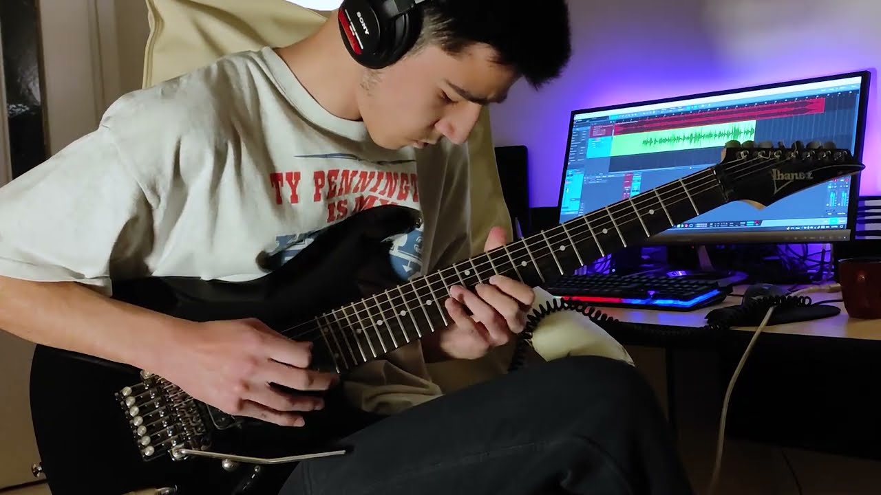 Thaikkudam Bridge - I Can See You || Guthrie Govan Guitar Solo Cover