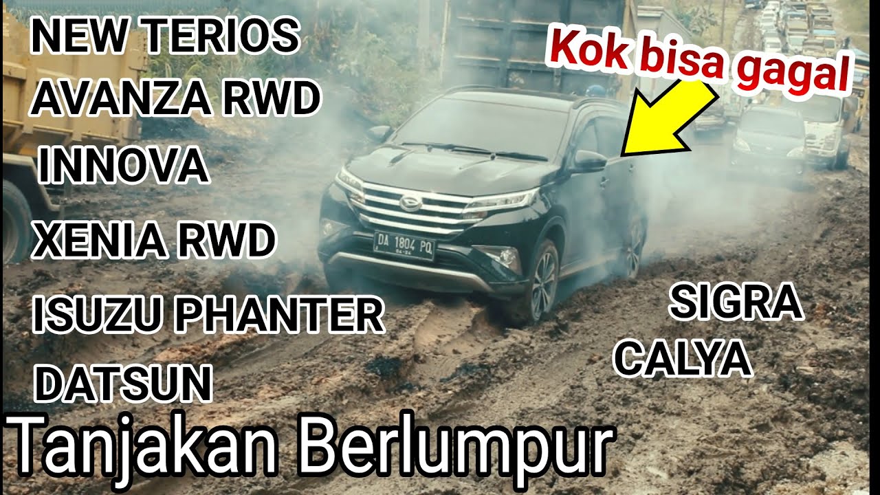NEW TERIOS VS INNOVA VS AVANZA VS ISUZU PHANTER VS SIGRA VS DATSUN TRABAS JALAN LUMPUR | OFF ROAD