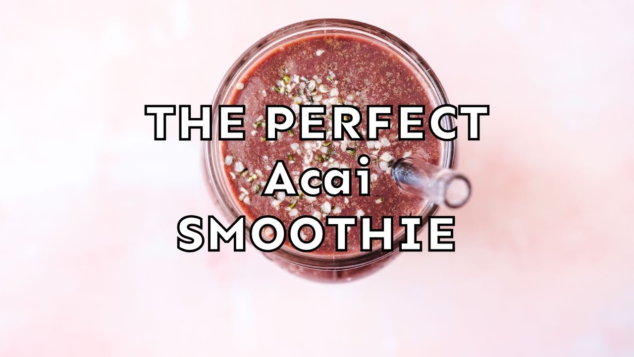 3-Ingredient Acai Smoothie Recipe