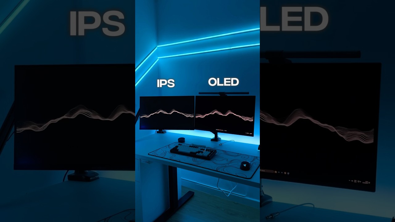 IPS vs OLED Monitor 😳