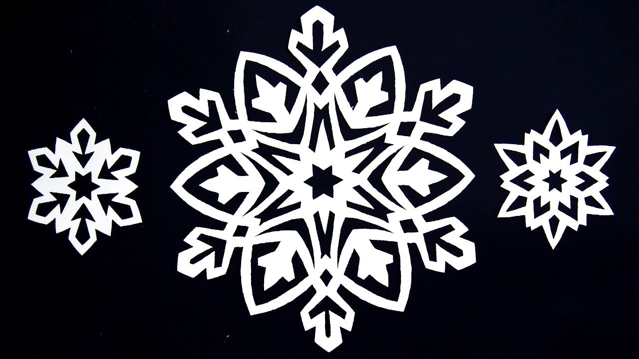 Paper snowflake - How to make a paper snowflake