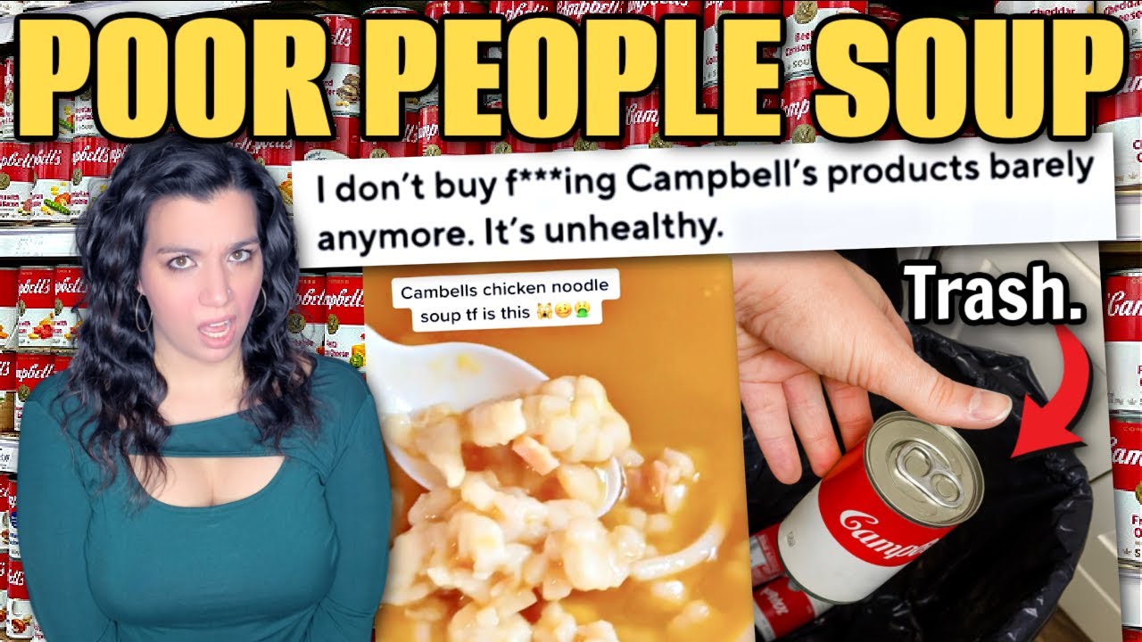 Campbell's разоблачили&hellip; Их руководитель сказал, что это &laquo;суп для бедняков&raquo;