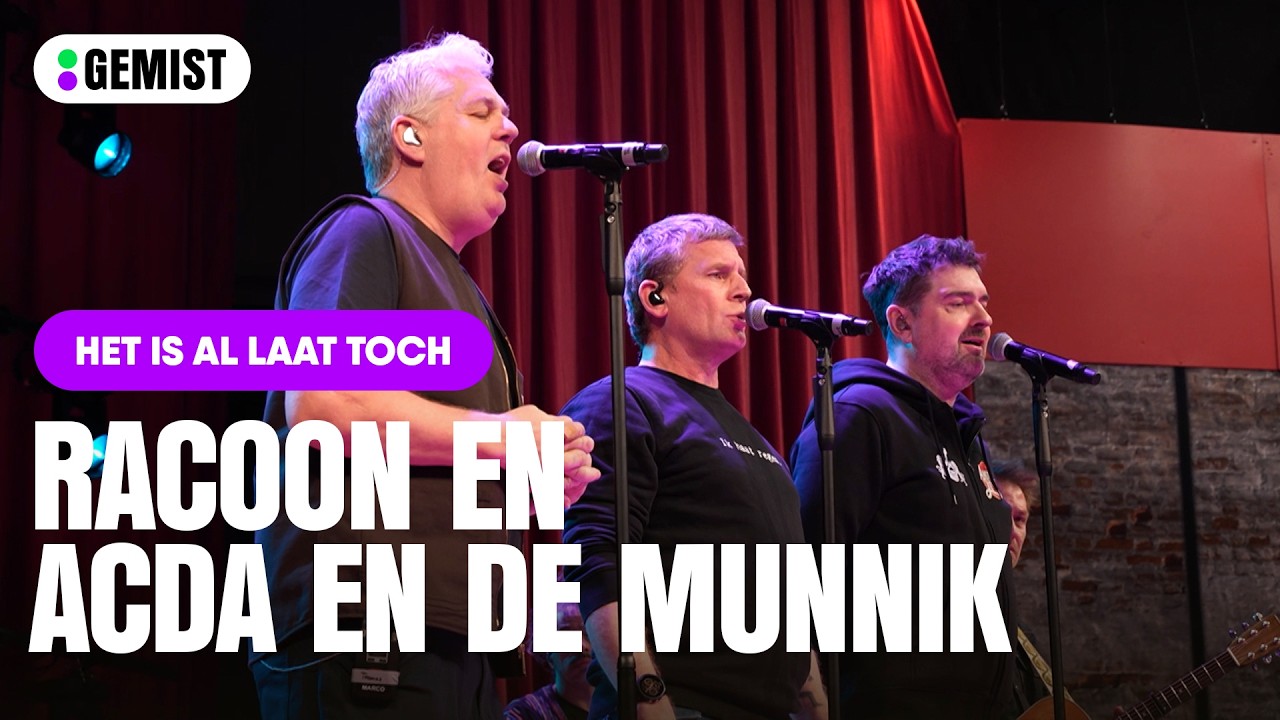 Racoon en Acda en de Munnik doen Het Is Al Laat Toch bij Evers & co. 🤩 | 538 Gemist #VVAL2025