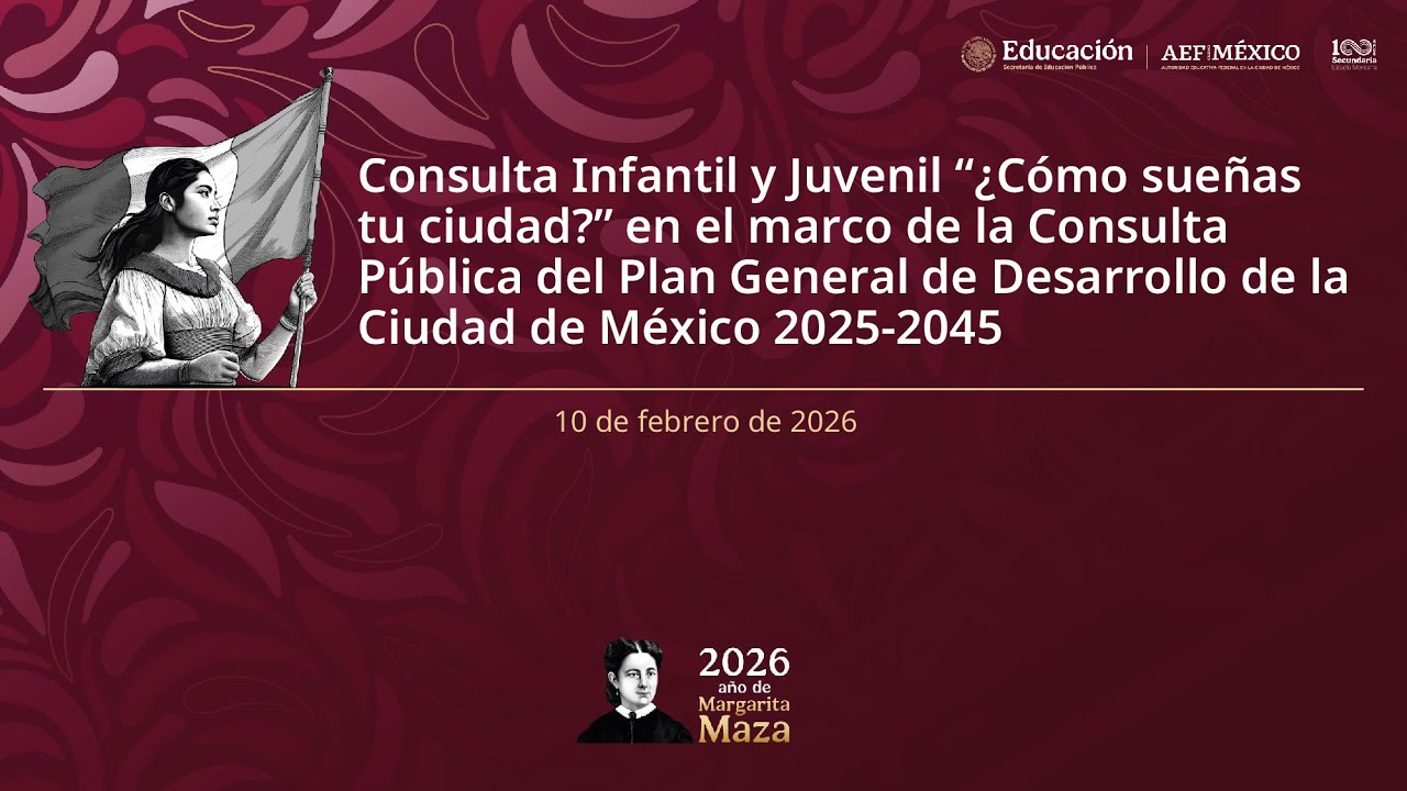 Consulta Infantil y Juvenil ¿Cómo sueñas tu ciudad? en el marco de la Consulta Pública del Plan Gene