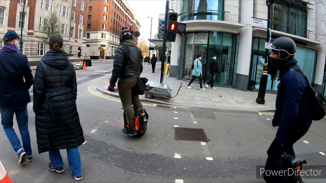 Sherman EUC/Dualstrong Scooter 1 hour London UK Ride