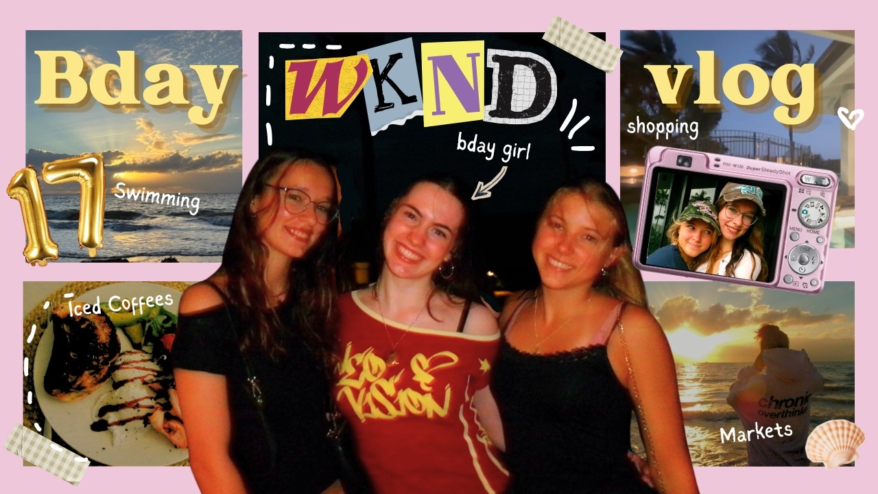 GIRLS weekend trip! - Birthday Vlog (thrifting, sunrise, shopping, markets)