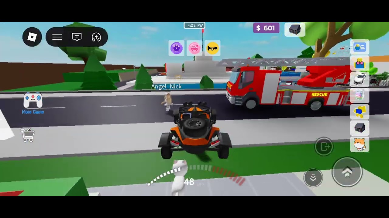 Jogando Roblox de manhã até à noite 