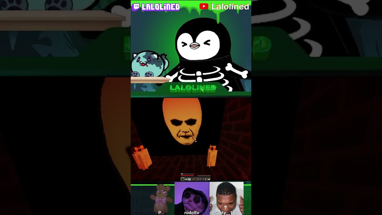 Se asusto mi compa #shorts  #minecraft #juevesdeterror #vtuber