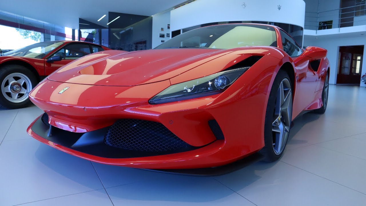 The Brand New Ferrari F8 Tributo at The Local Ferrari Dealer