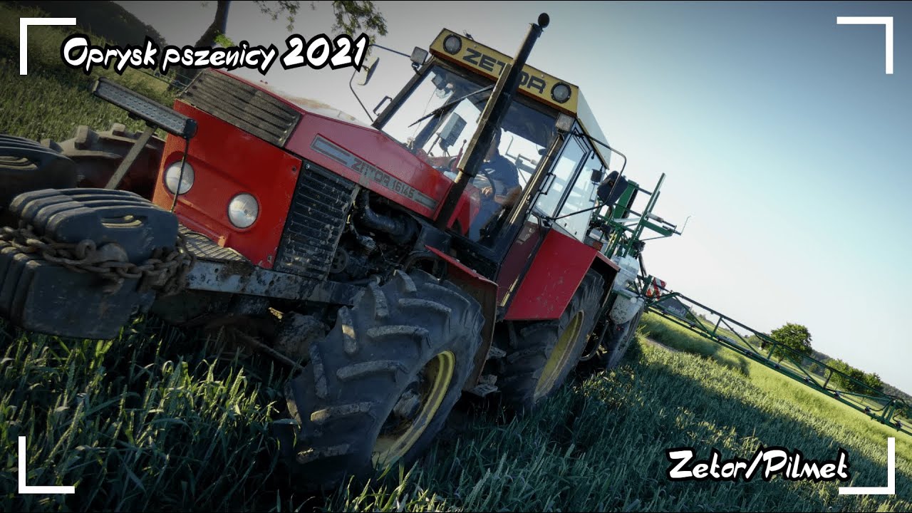 ☆Oprysk pszenicy 2021#2☆Zetor 16145/Unia Pilmet 2521 plus☆Zetor engine sound☆