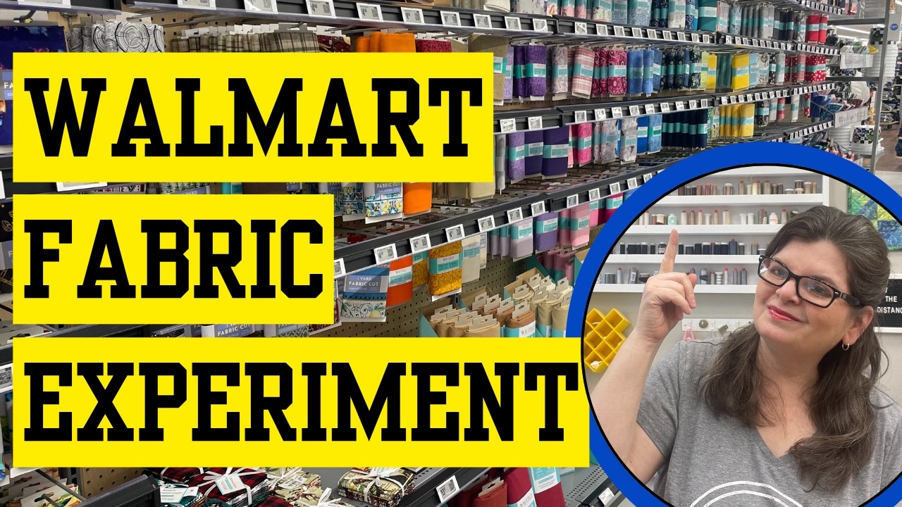 Эта находка ткани из Walmart изменила всё || Эксперимент с тканью для квилтинга