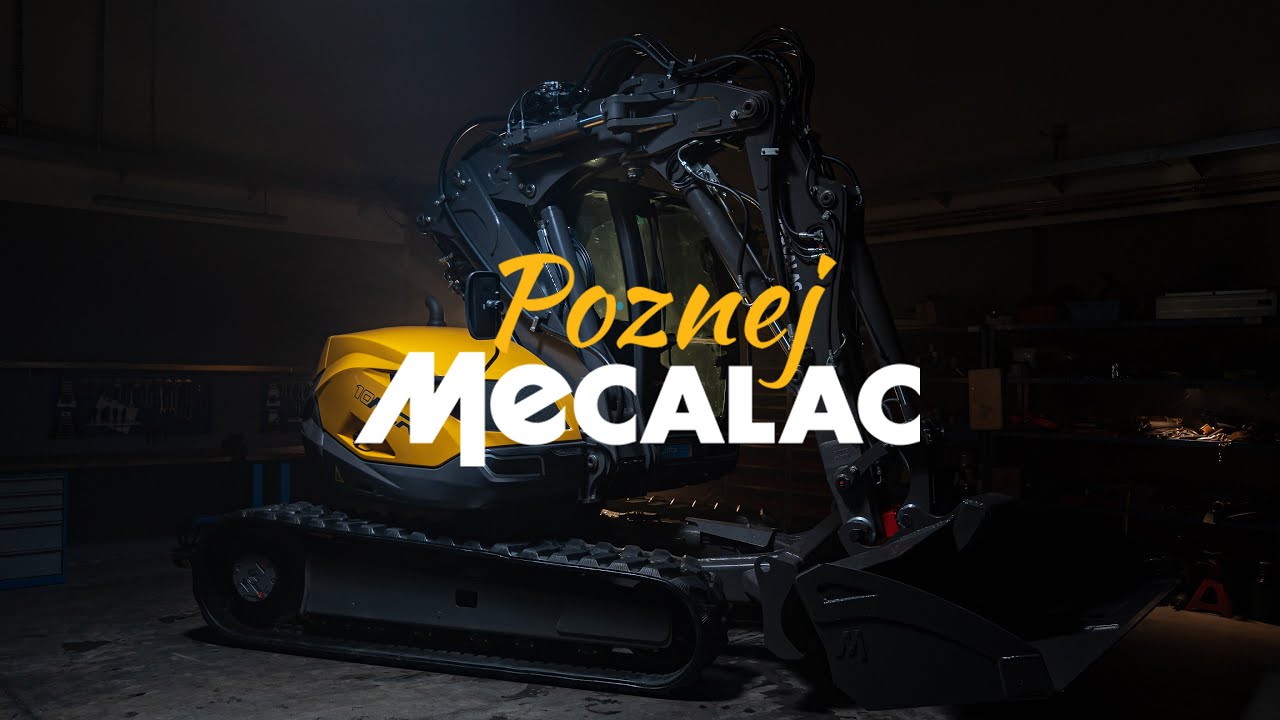 Poznej Mecalac | Pásová rypadla MCR