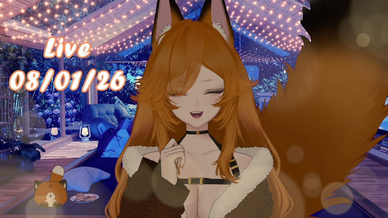 🔴Relax ASMR. Stream du 08/01/26💤 ~chill time avec ta kitsune préférée~