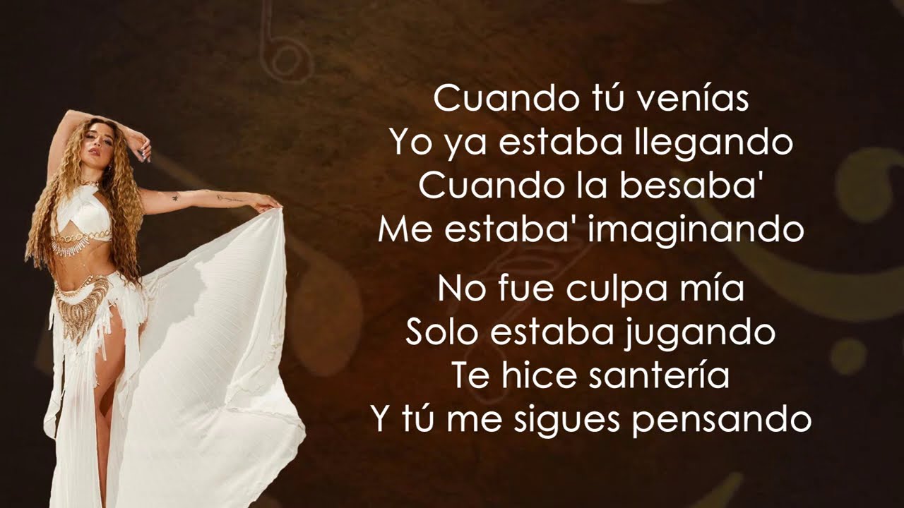 Lola Indigo, Danna Paola, Denise Rosenthal - Santeria (Letra/Lyrics)