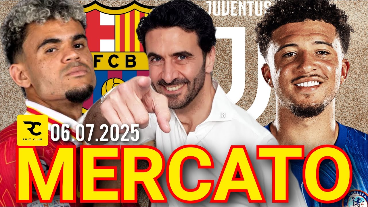 🚨 NEWS MERCATO FOOTBALL : LUIS DIAZ ou RASHFORD ? + Tour d'Europe
