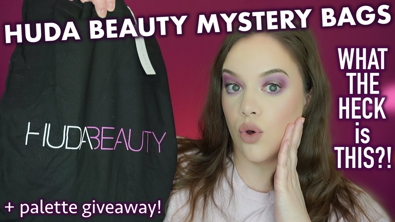 HUDA BEAUTY MYSTERY BAG UNBOXING | ummmmm.... WHAT?!
