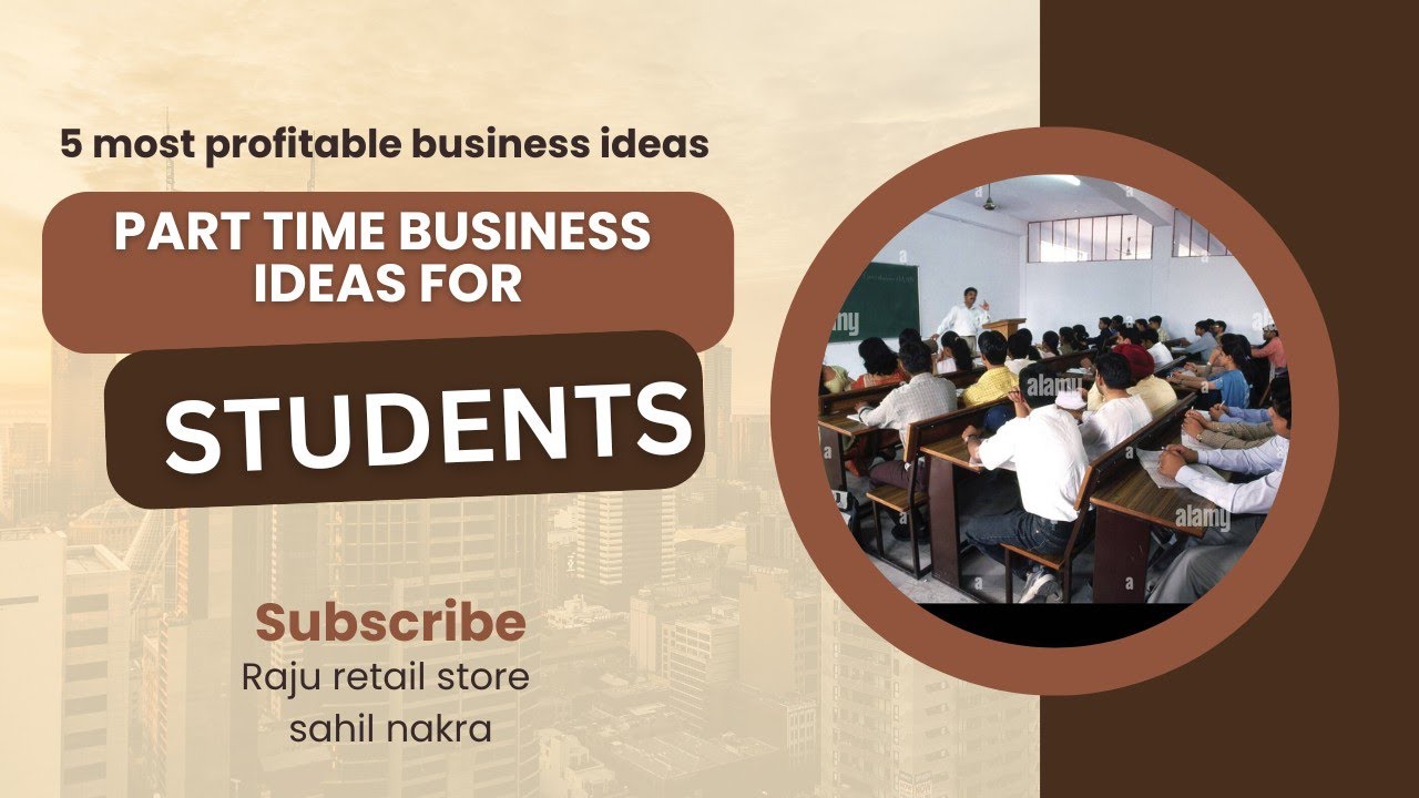 Part time business idea's for students || 5 most profitable business ideas with zero investment.