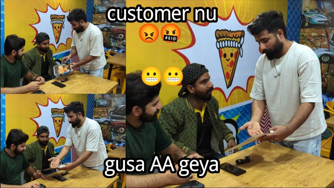 Custmar nu gusa aa geya..funny video