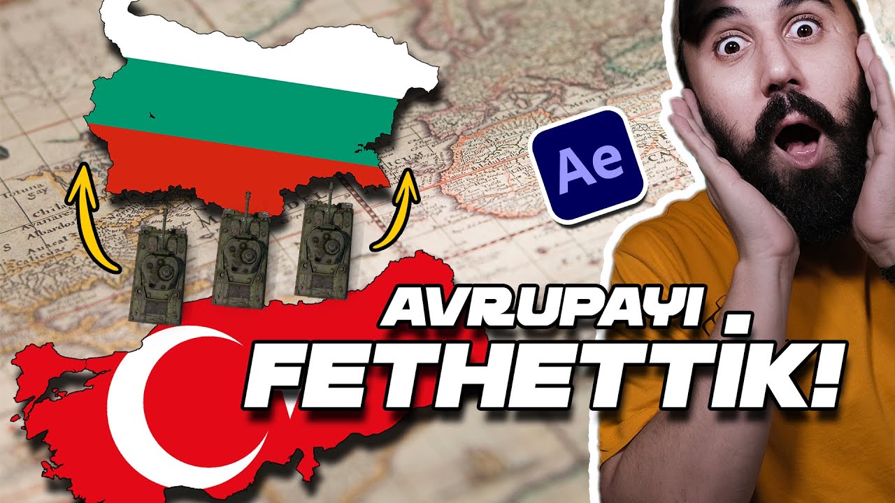 HARİTA SAVAŞ ANİMASYONU NASIL YAPILIR ? | After Effects Dersleri