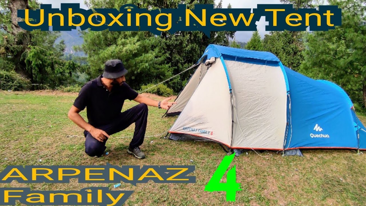 QUECHUA 4 PERSON TENT MH100 XXL  ARPENAZ FAMILY 4 Person tent