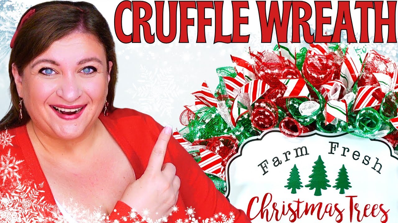 Make a STUNNING Cruffle Wreath for the HOLIDAYS!