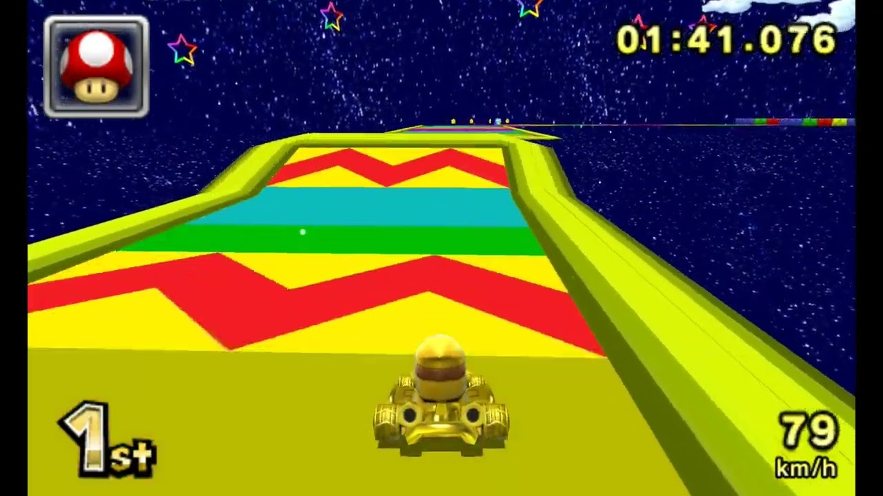 GBA Rainbow Road (v1.0) by Ryan, ChaosShadow23 - Mario Kart 7: Custom Track [1080p 60fps]