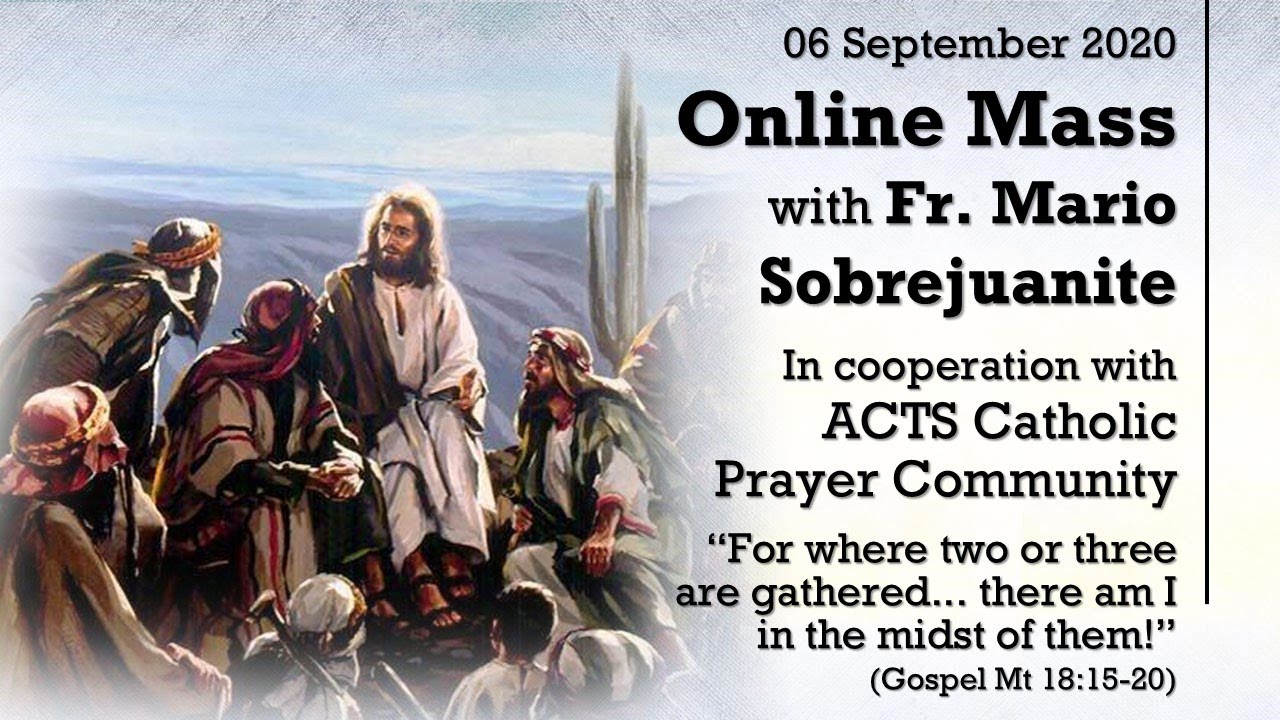 Sept. 6 - 23rd Sunday in Ordinary time Online Healing Mass Today | Fr Mario Sobrejuanite