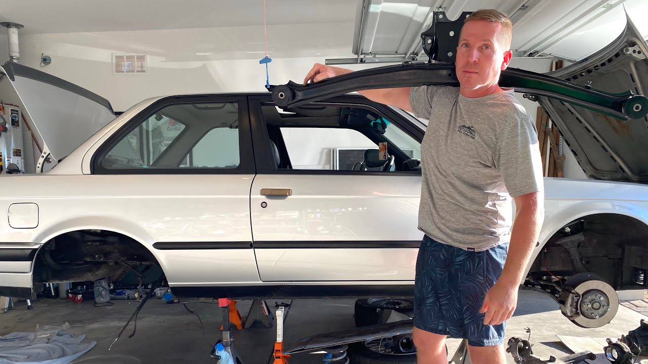 How to: BMW E30 Rear Subframe Poly Bushing Install + More