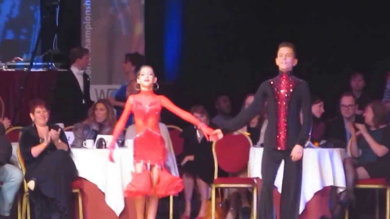 Безкровный-Мадий ЧМ юниоры 1 Париж 2013 латина