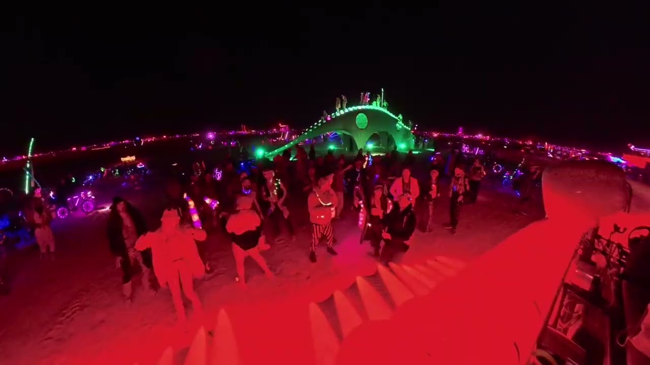 Impromptu TokiMonsta DJing on Cuttlefish Art Car