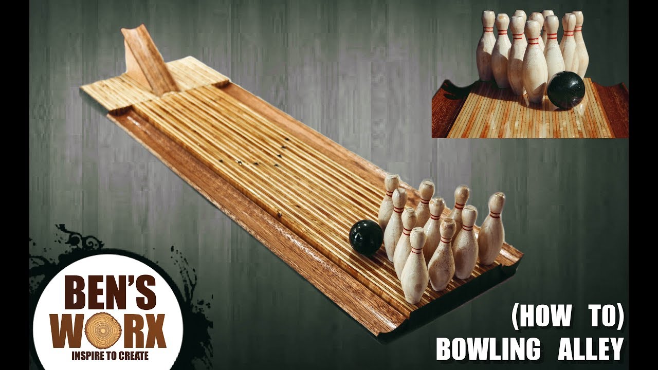 How to make a mini bowling alley