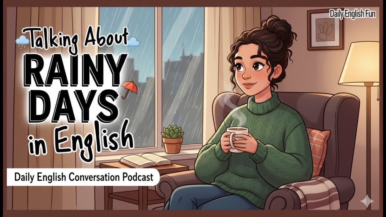 Talking About Rainy Days 🌧️☔ | Daily English Conversation Podcast