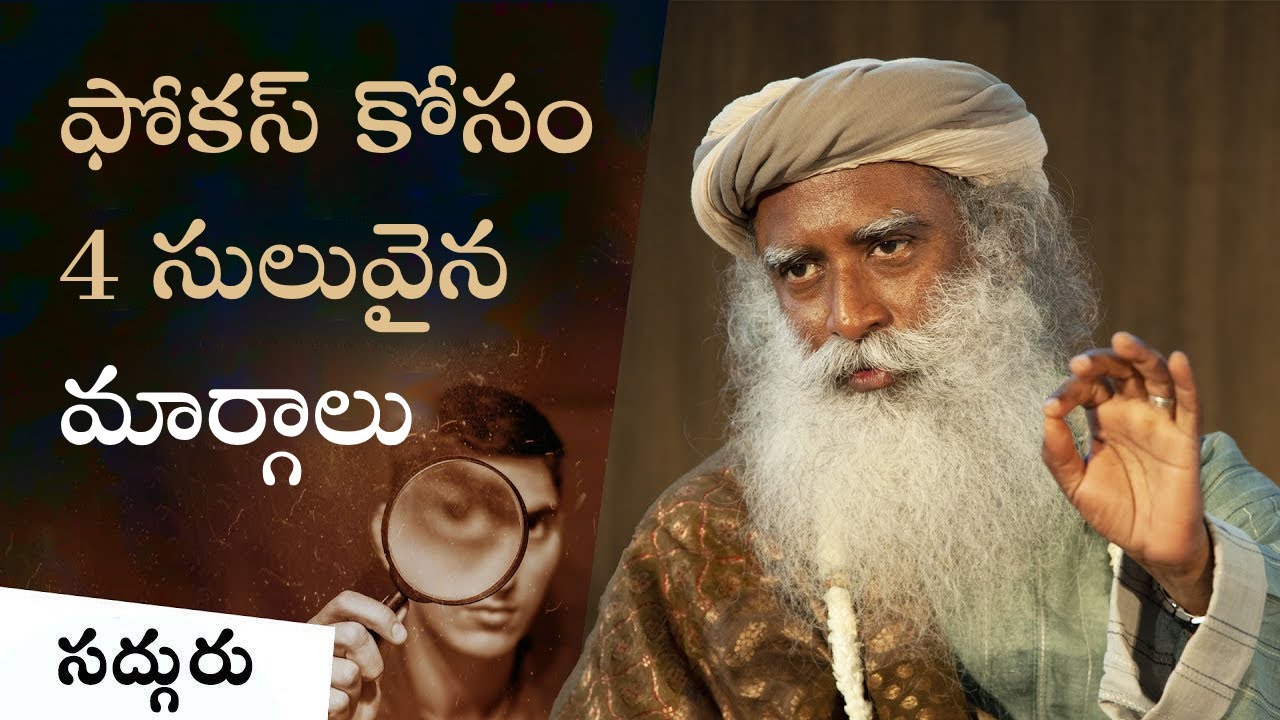 మీ ఫోకస్ను మెరుగుపరచుకొని తెలివితేటలను ఎలా పెంచుకోవాలి How To Improve Your Focus & Intelligence