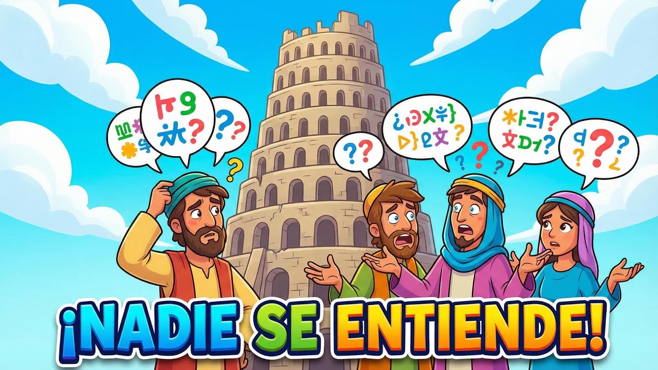 ¿Por qué Dios destruyó esta Torre? (Historia Bíblica) #historiadelatorredebabelparaniños