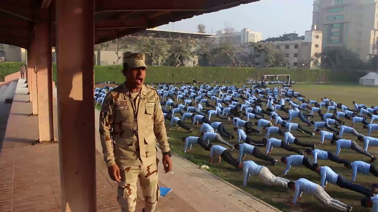 فيلم التربيه العسكرية بجامعة القاهره 2020