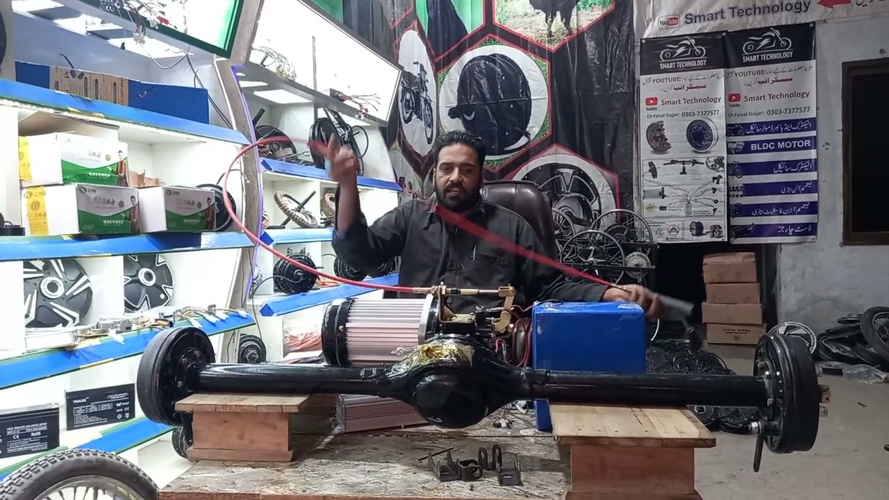 electric and hybrid car conversion kit Bldc 3000w 5000w motor on smart technology Lahore Pakistan