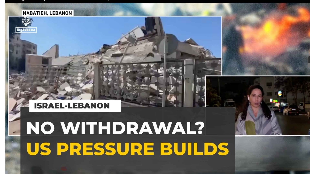 Israel signals limited pullback in southern Lebanon amid US pressure